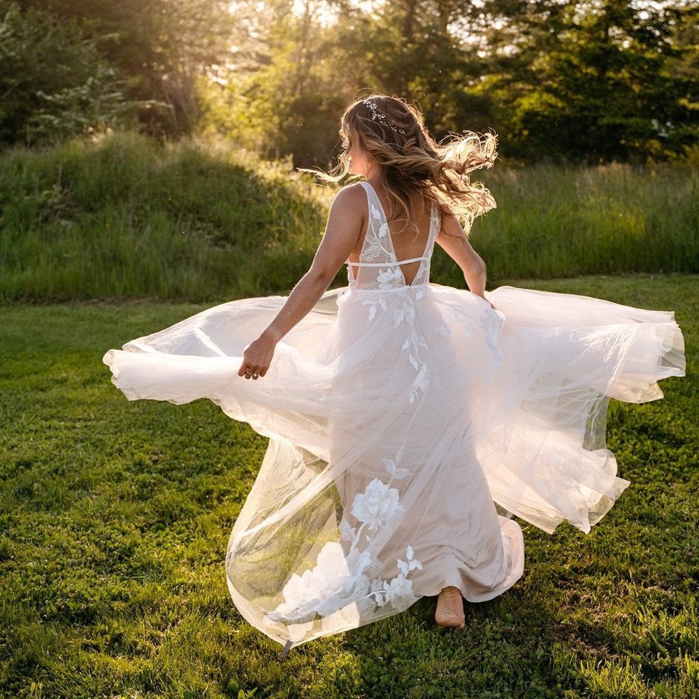 BHLDN Willowby by Watters Hearst Gown (Size 6 - Professionally Cleaned)